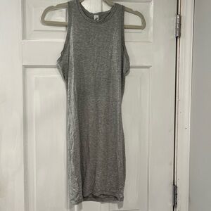 Gray Sleeveless Dress